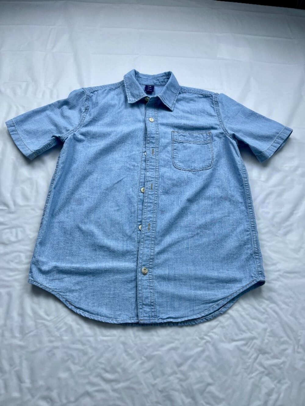 Gap Denim Big Kids Button up shirt Size XL (12)